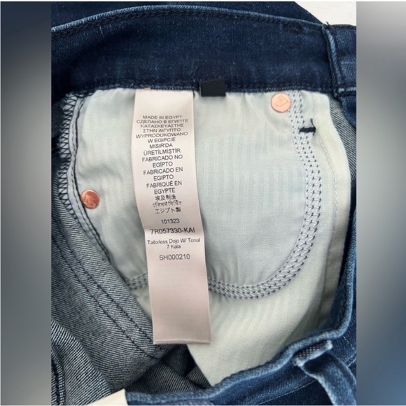 7 For All Mankind Tailorless Dojo Jeans NWT Size 27 7FAMK - Picture 4 of 6